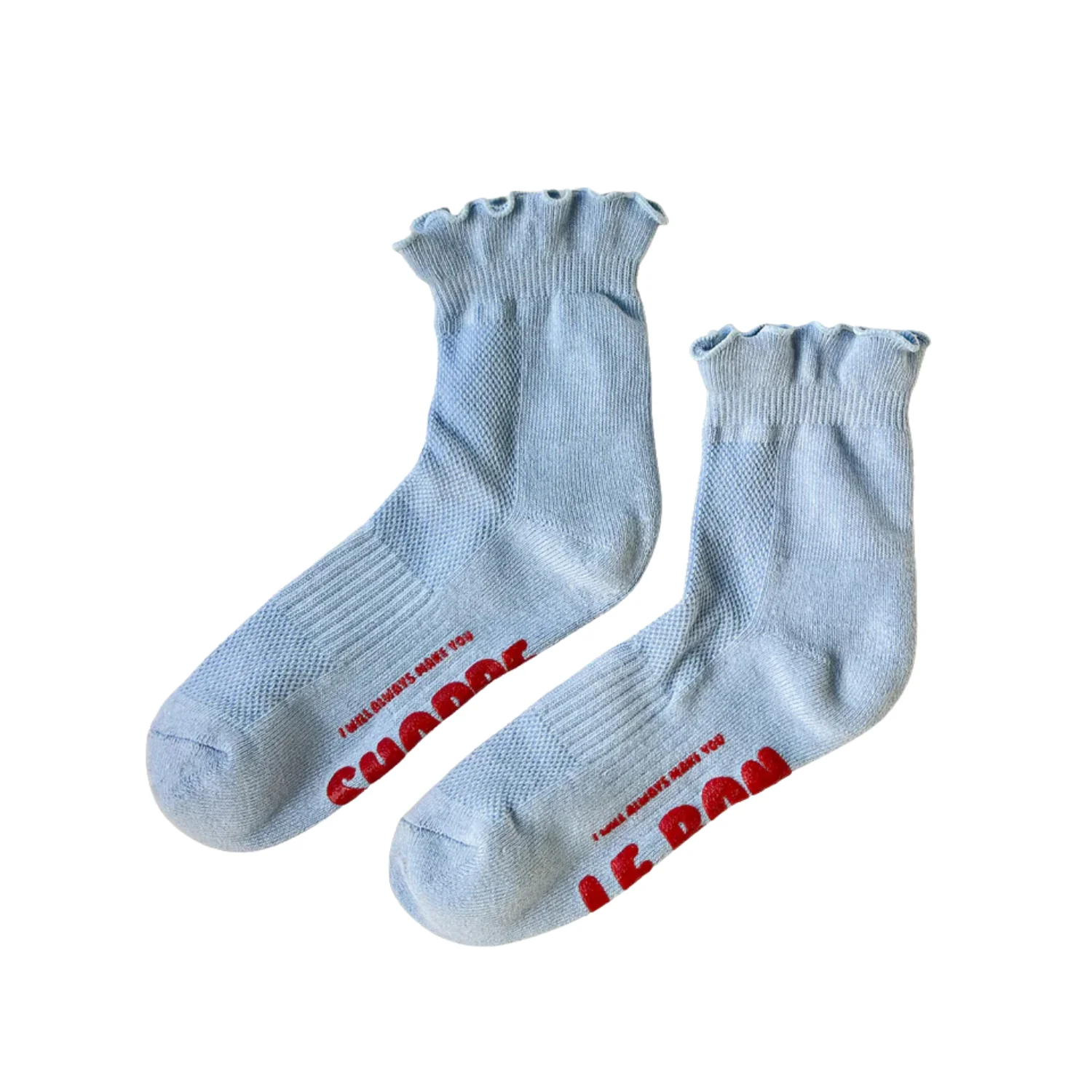Ruffled Hugger Crew Socks - Image 4
