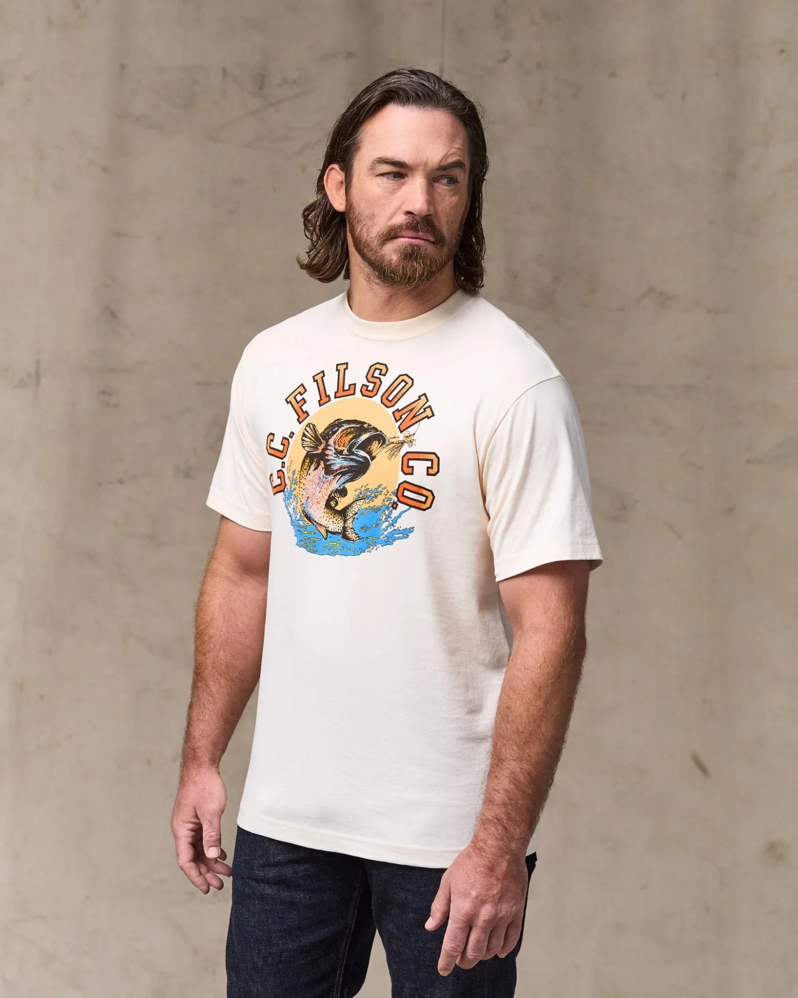 S/S Dry Fly Graphic T-Shirt (Basswood) - Image 2