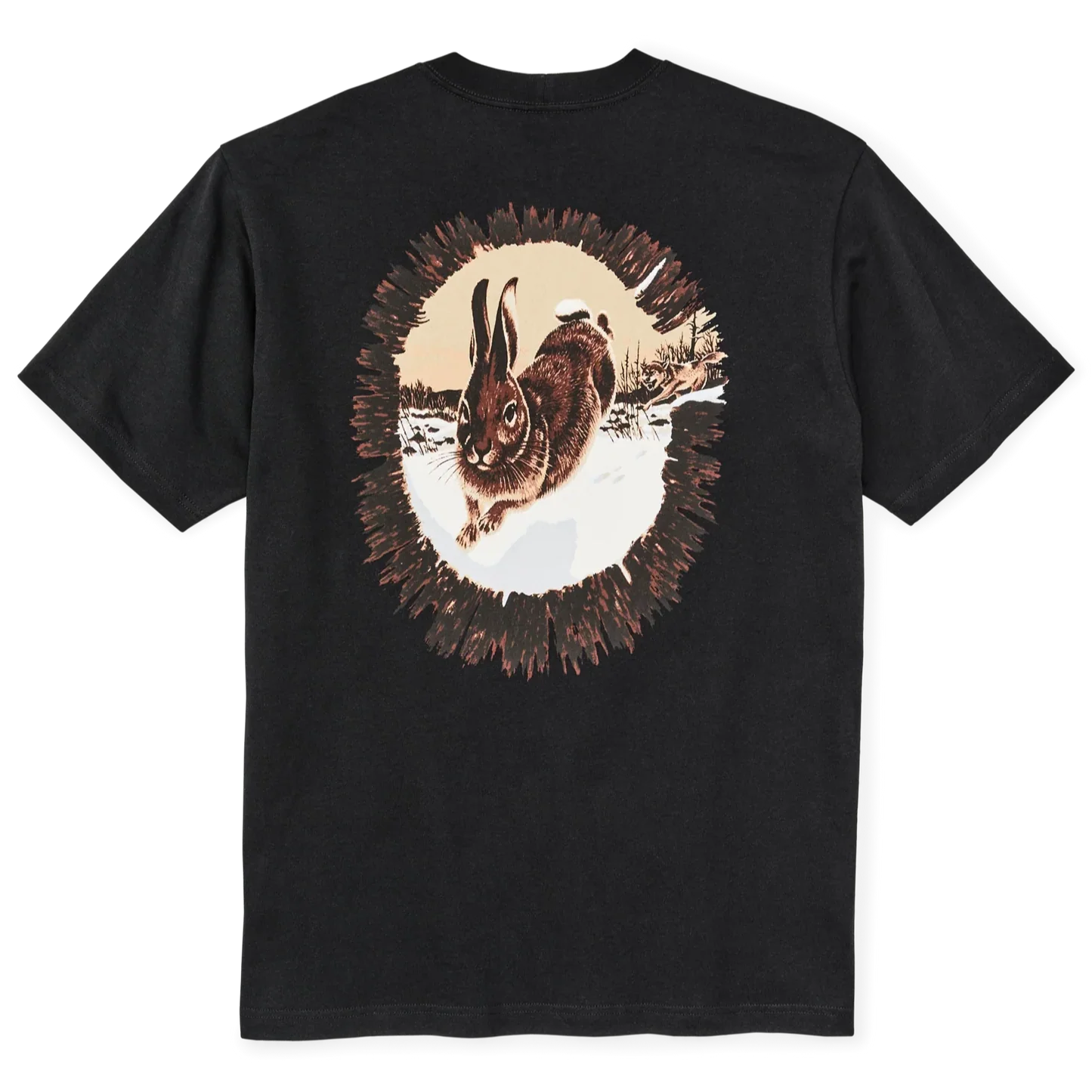 S/S Hare Chase Graphic T-Shirt (Black) - Image 2