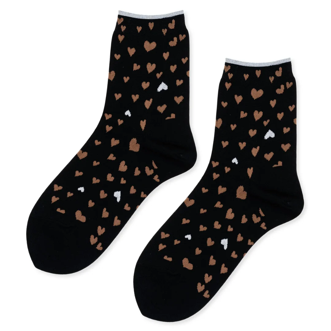 Sa Rang Short Crew Socks (Black)