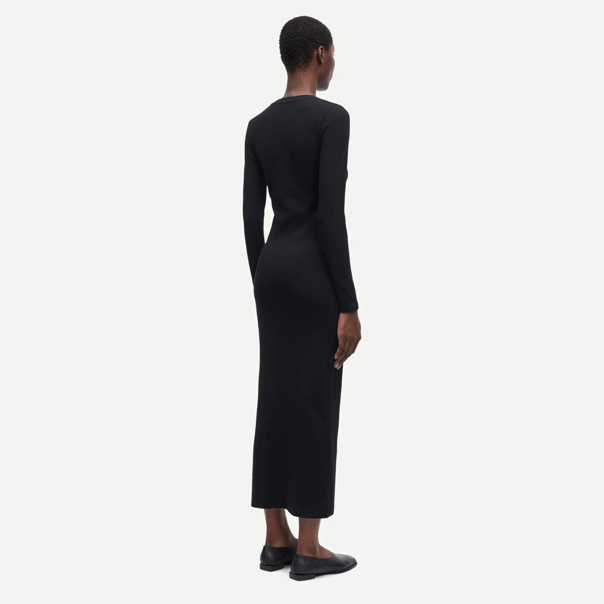 Saalexa Midi Dress (Black) - Image 2