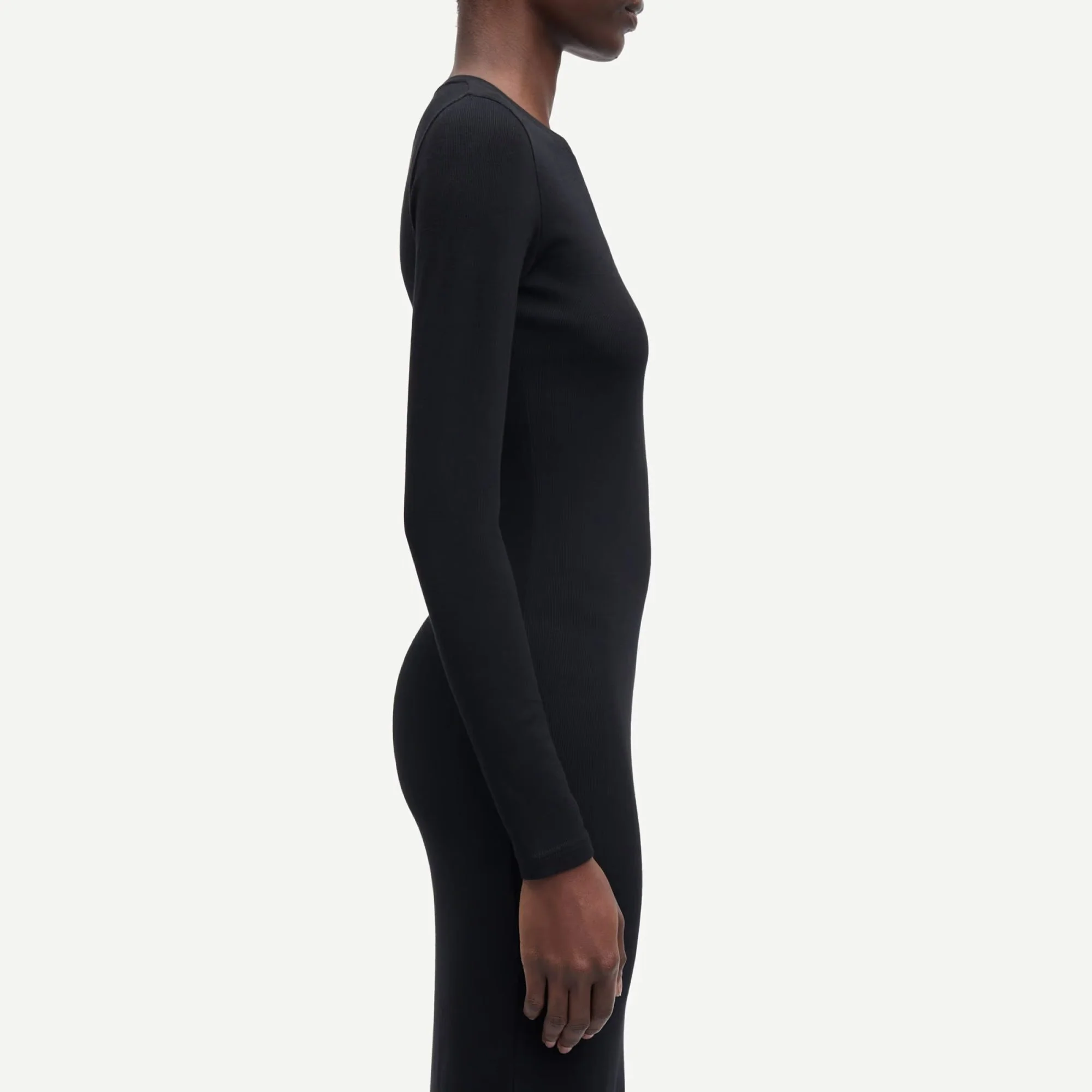 Saalexa Midi Dress (Black) - Image 3