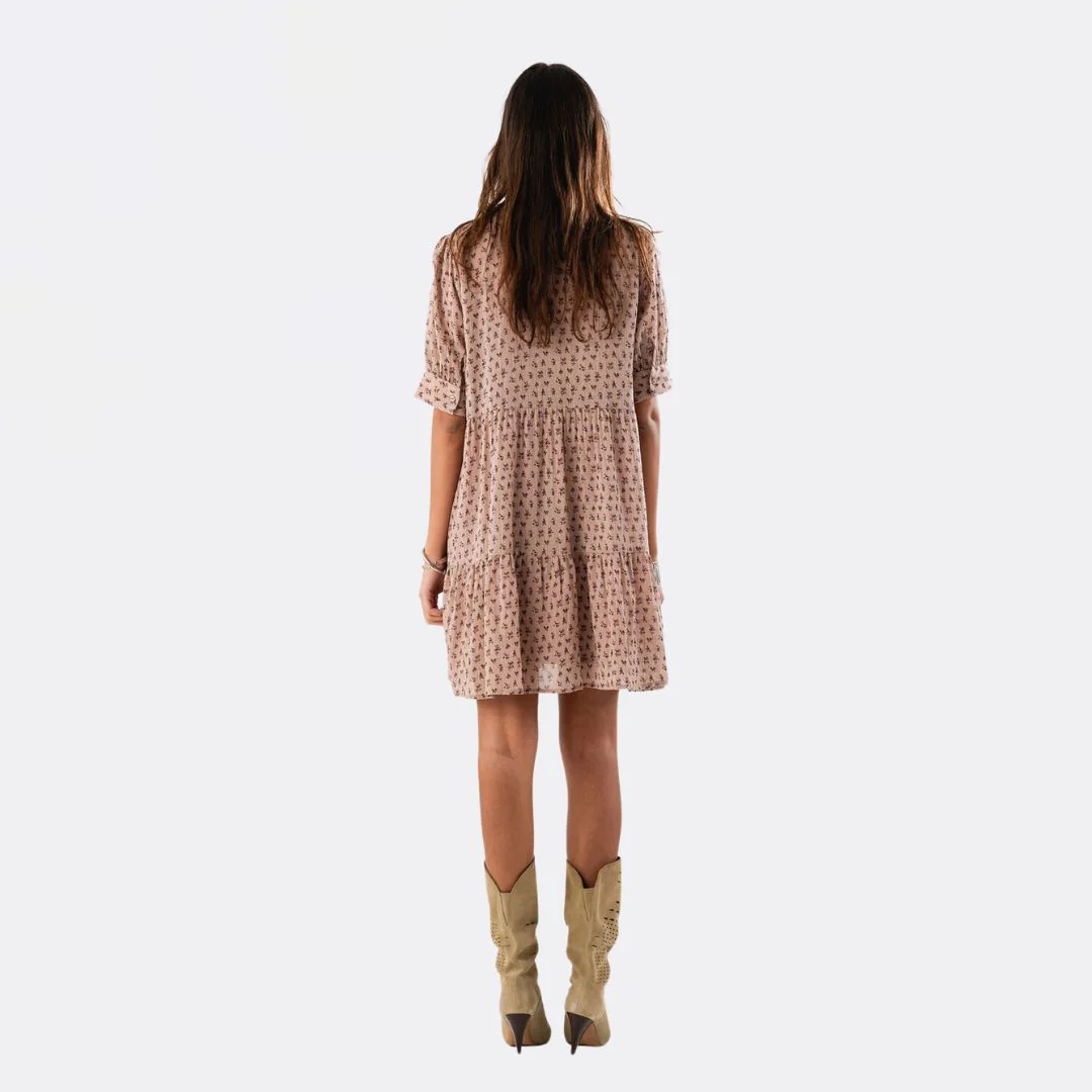 SabineLL Short Dress SS (Flower Print) - Image 3
