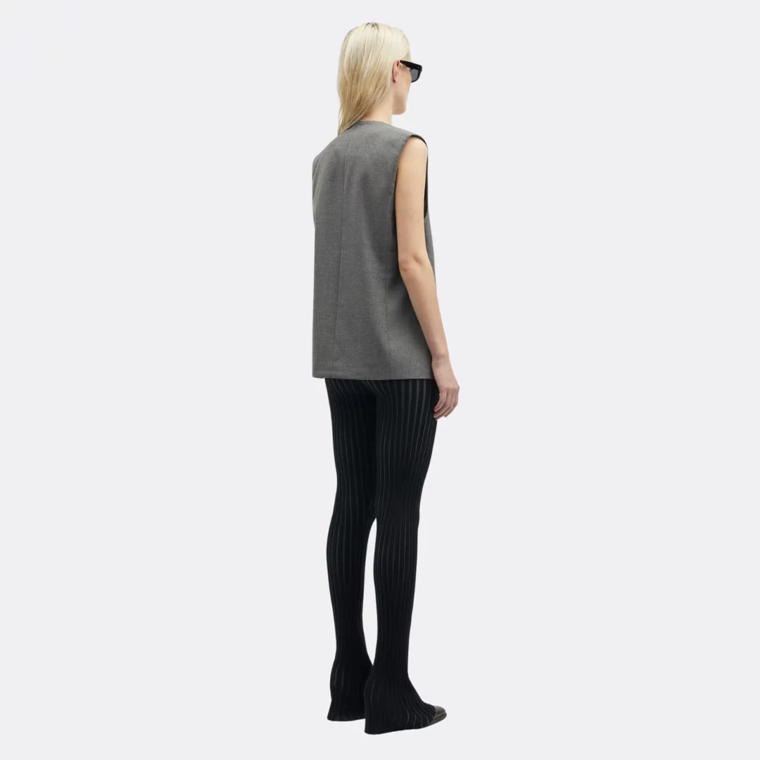 Saleni Vest 14930 (Grey Melange) - Image 2
