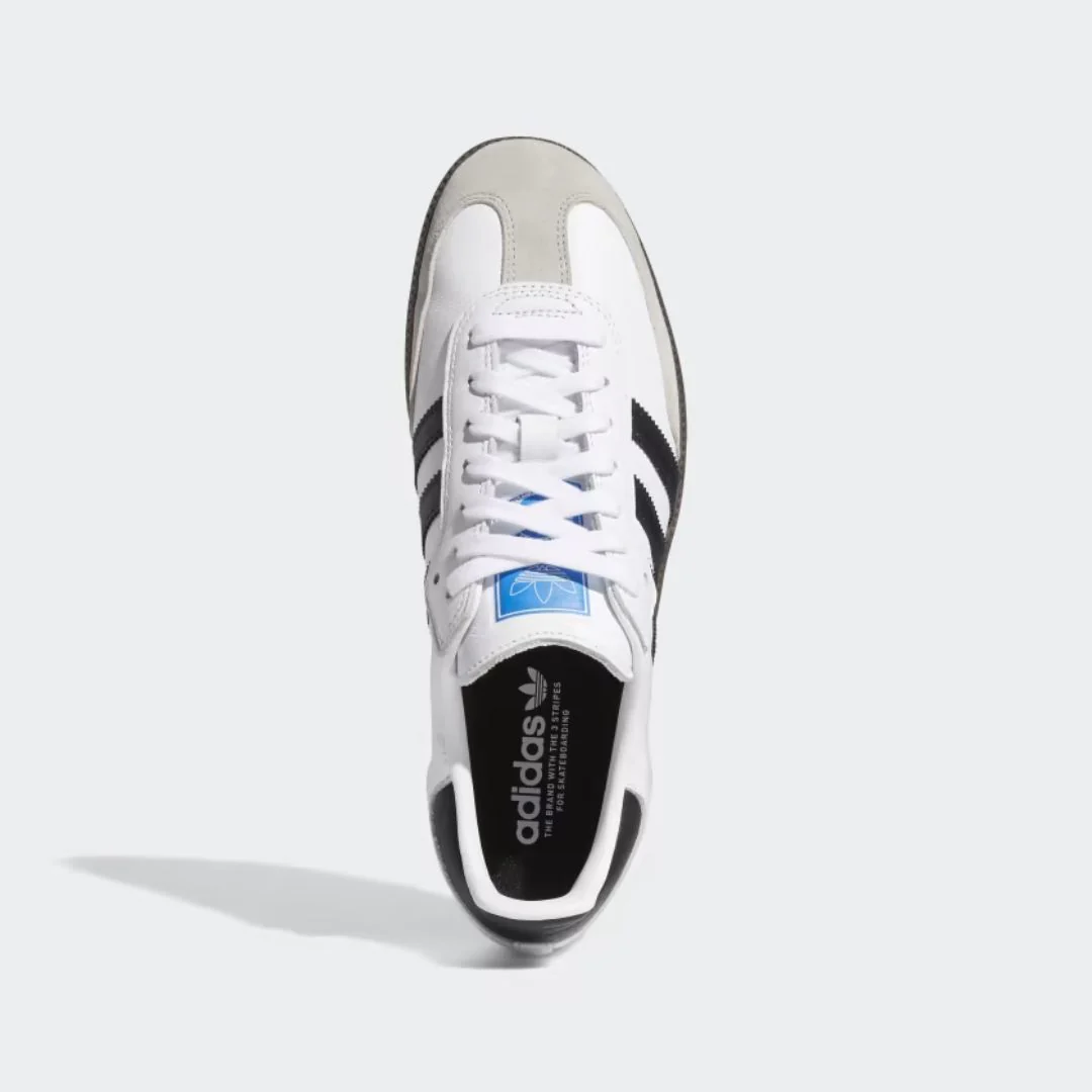 Samba Adv Shoes (Cloud White + Core Black + Gum) - Image 2
