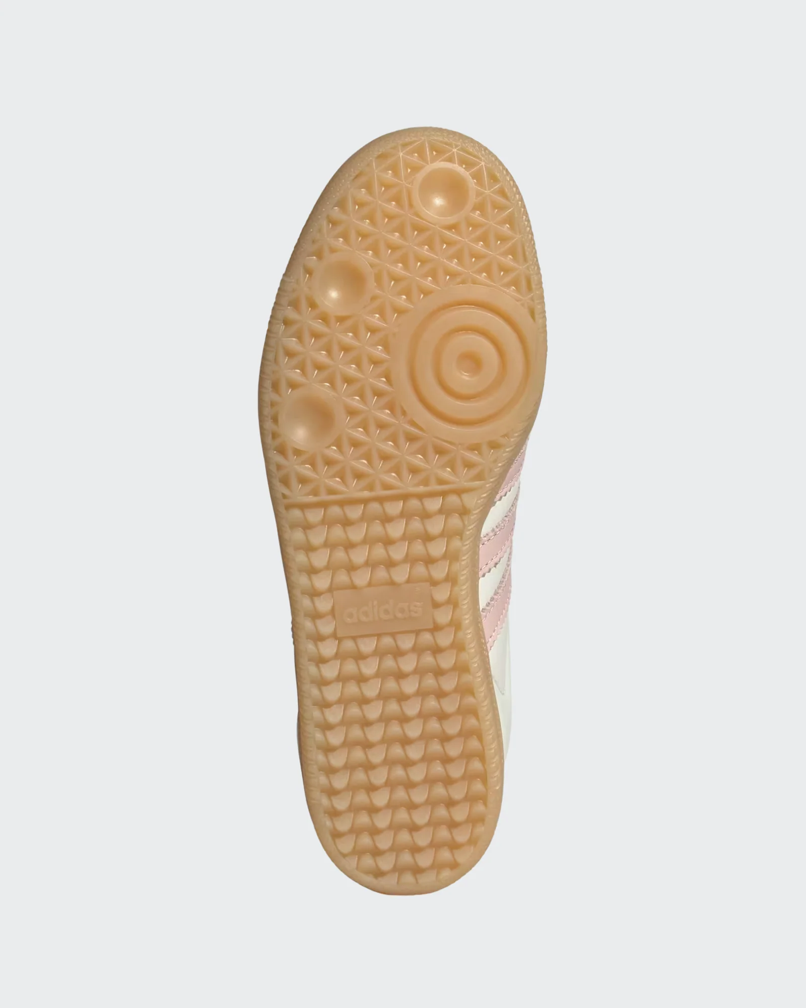 Samba OG Shoes (Off White + Sandy Pink + Gum) - Image 3
