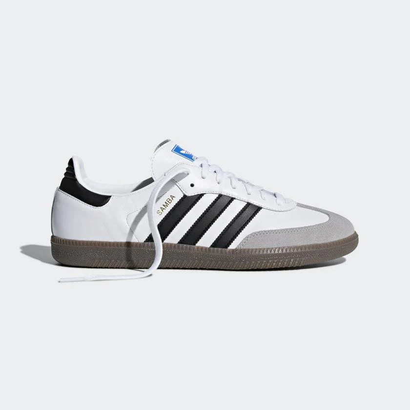 Samba OG Shoes (Cloud White + Core Black + Clear Granite) - Image 7