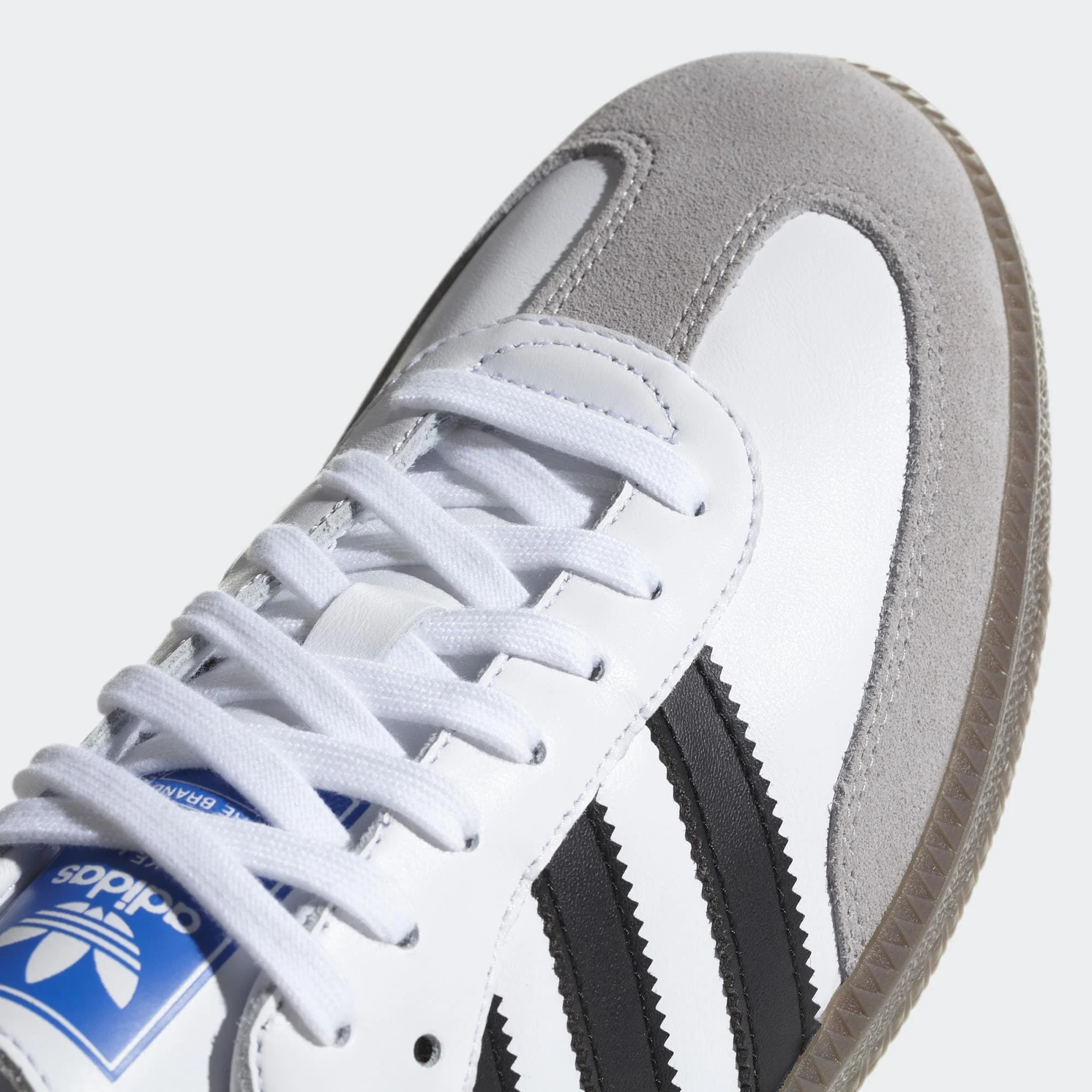 Samba OG Shoes (Cloud White + Core Black + Clear Granite) - Image 9