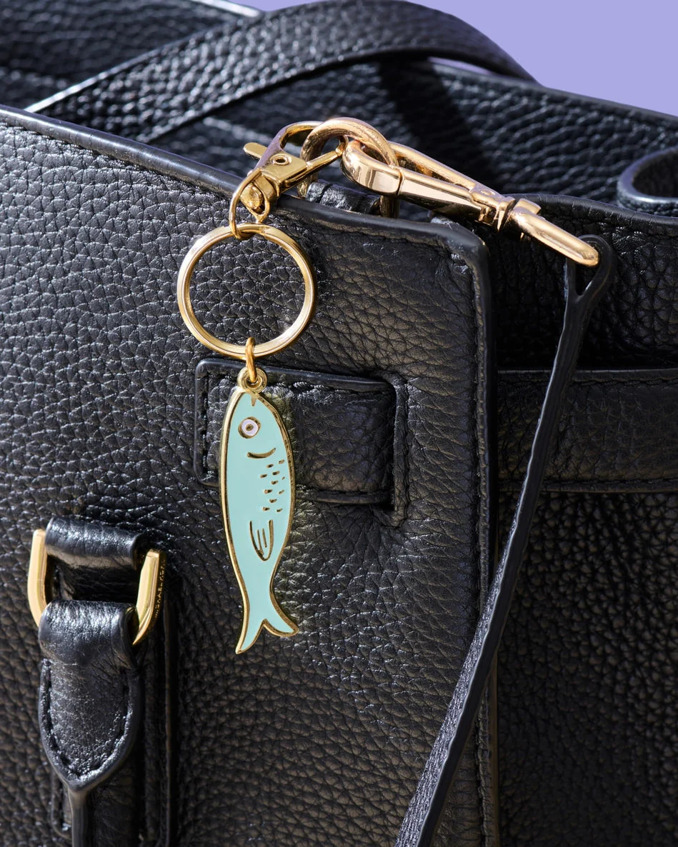 Sardine Enamel Keychain & Bag Charm - Image 5