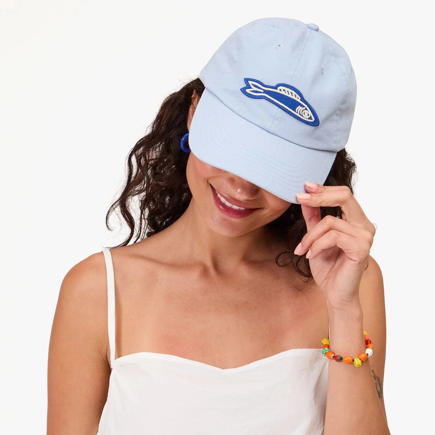 Sardine Patch Baseball Hat (Baby Blue) - Image 2