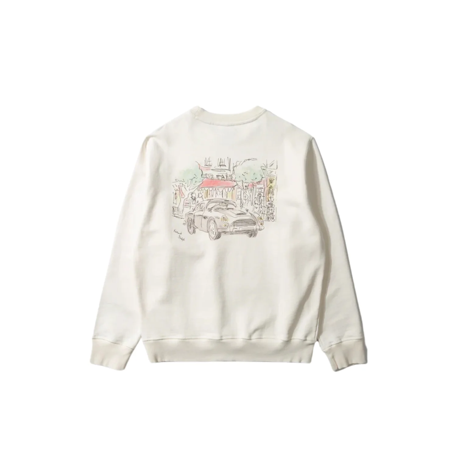 Savile Row Sweatshirt (Off White) - Image 4