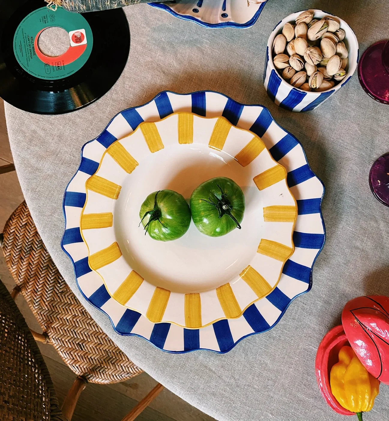Scalloped Dinner Plate - Image 4