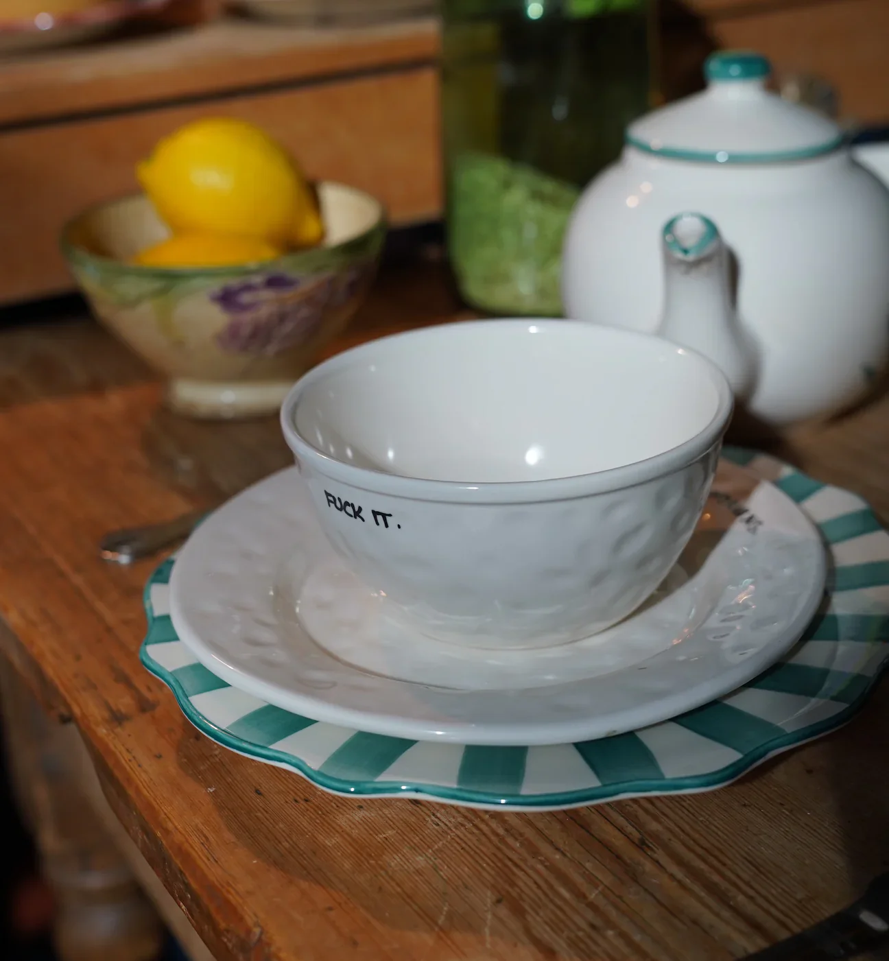 Scalloped Dinner Plate - Image 9