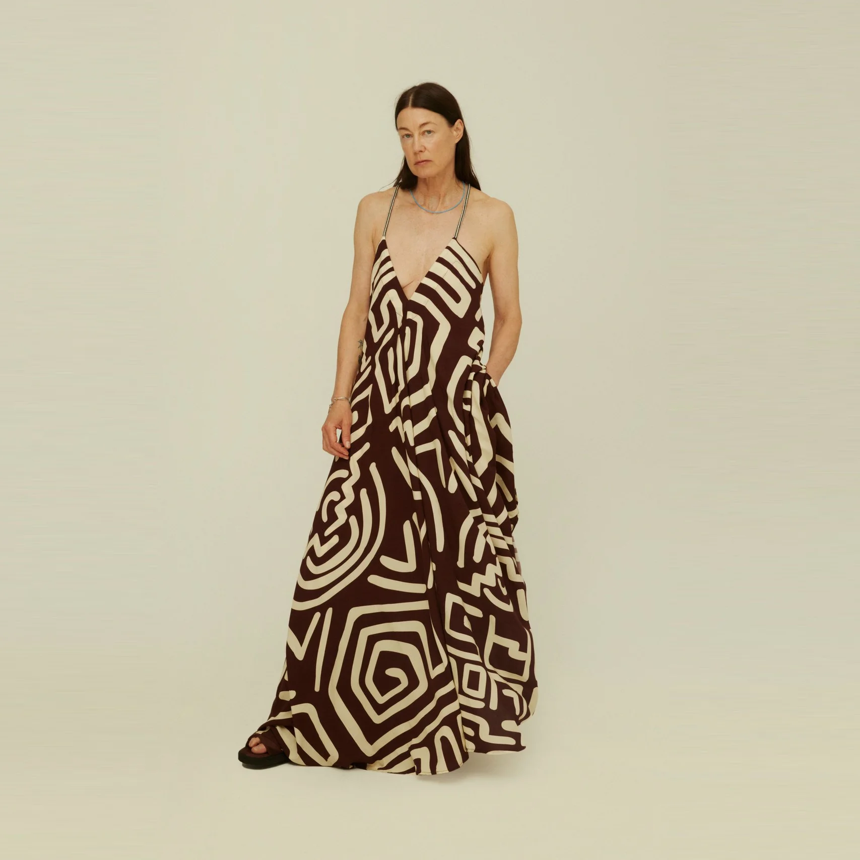 Sea Salt Viscose Dress (Kalahara)