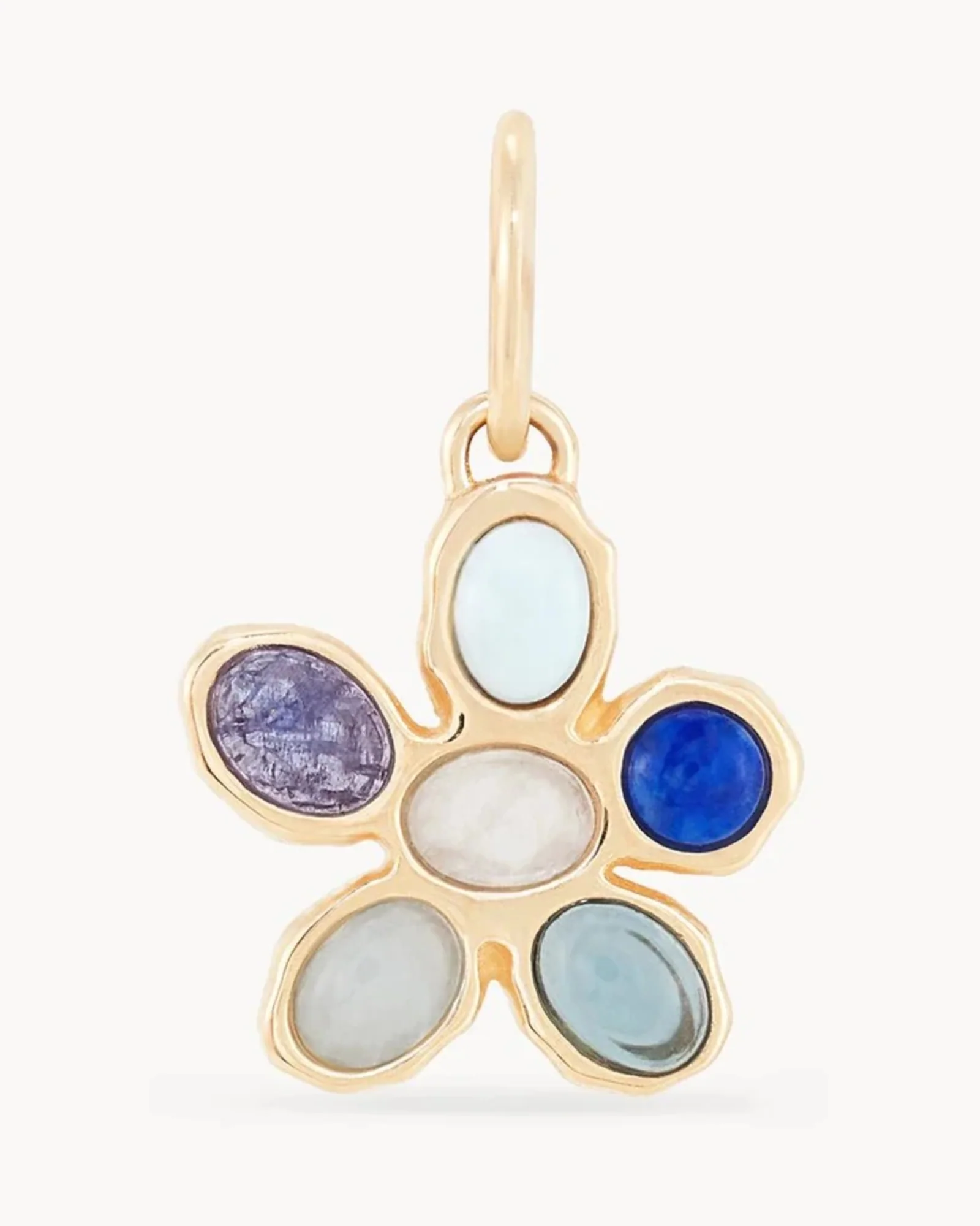 Seaside Forget-me-not Blue Flower Charm