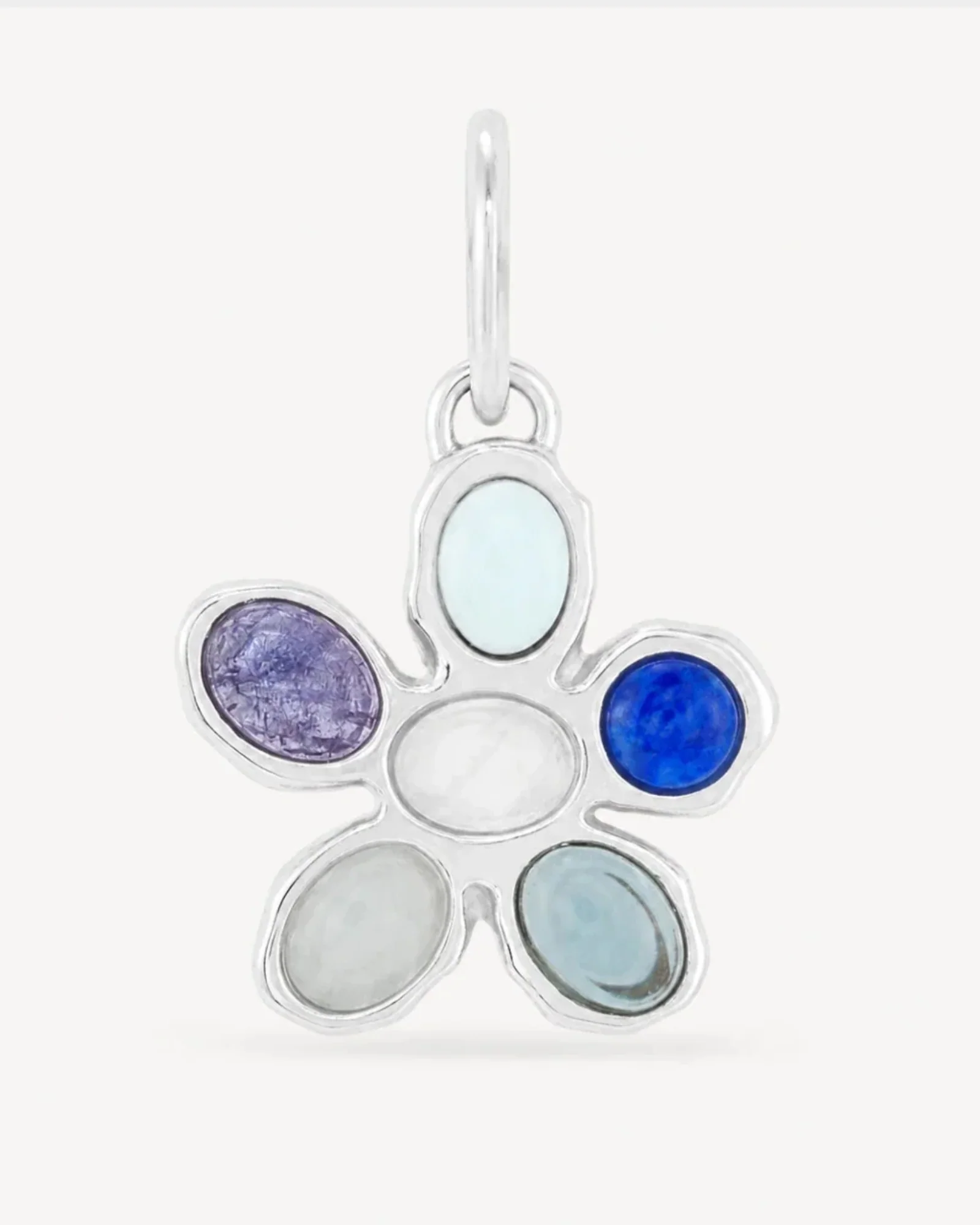 Seaside Forget-me-not Blue Flower Charm - Image 3