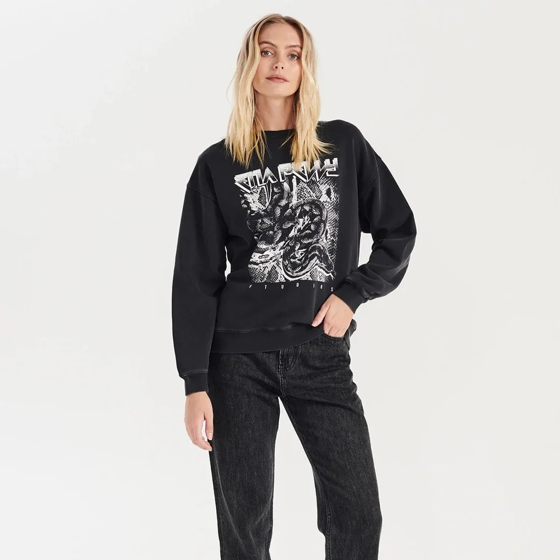 Serpent Sweater (Vintage Black) - Image 2