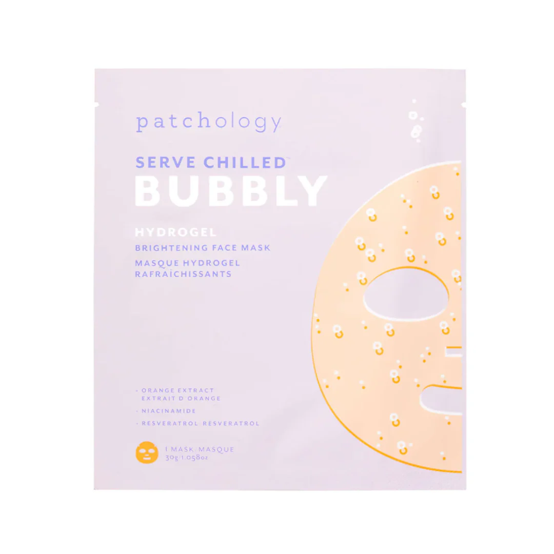 Serve Chilled Bubbly Brightening Hydrogel Mask