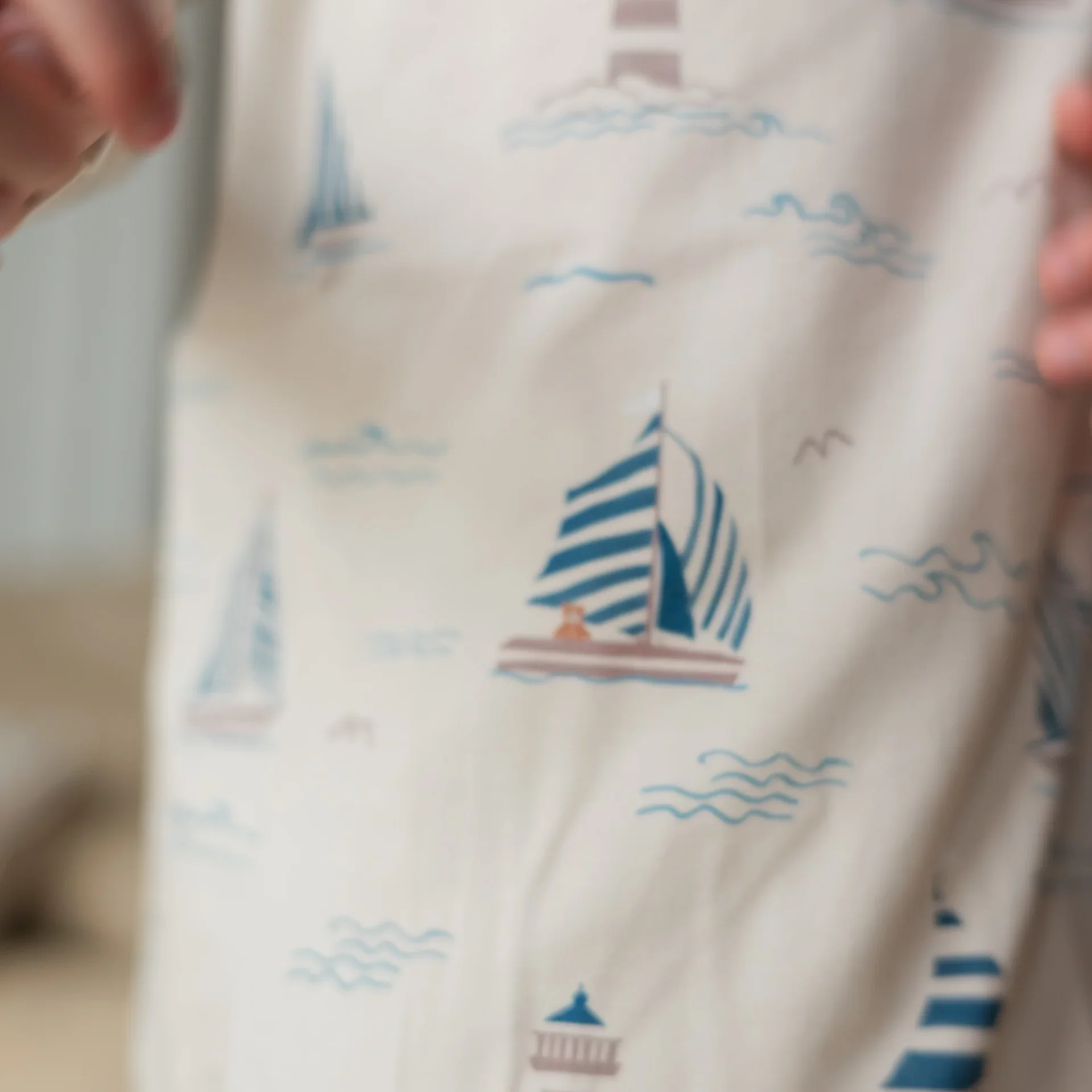 Setting Sail Bamboo Two-Piece Pajamas - Image 2