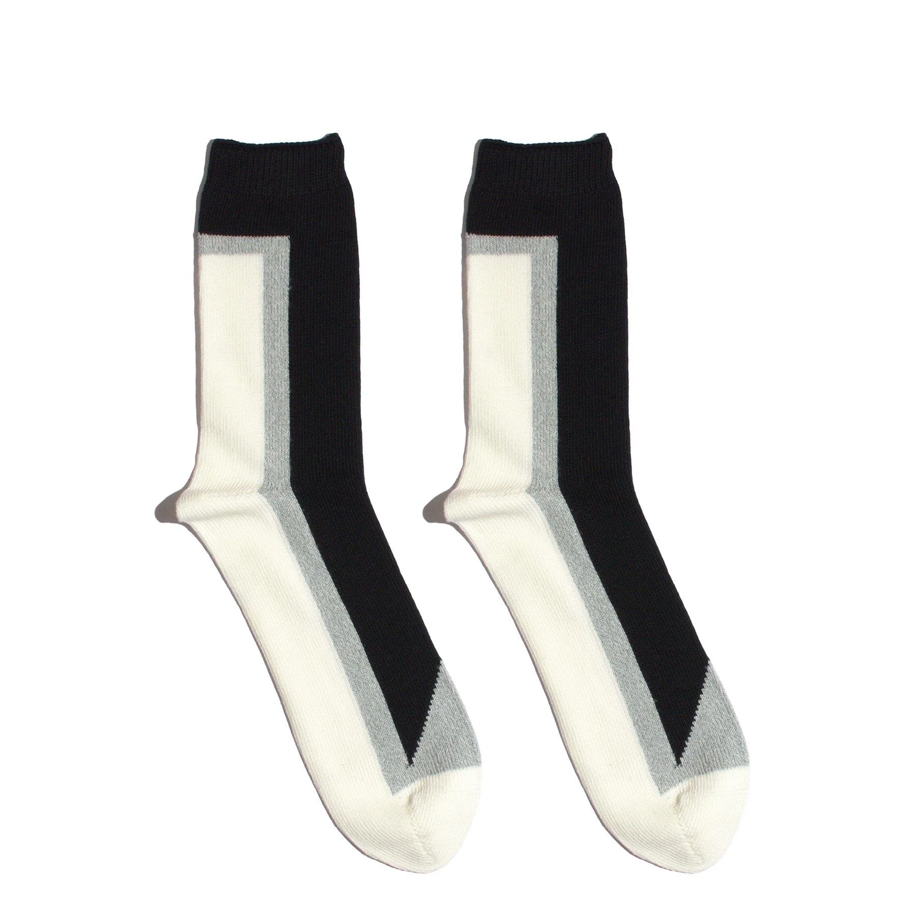 Seven Sock (Black + White)