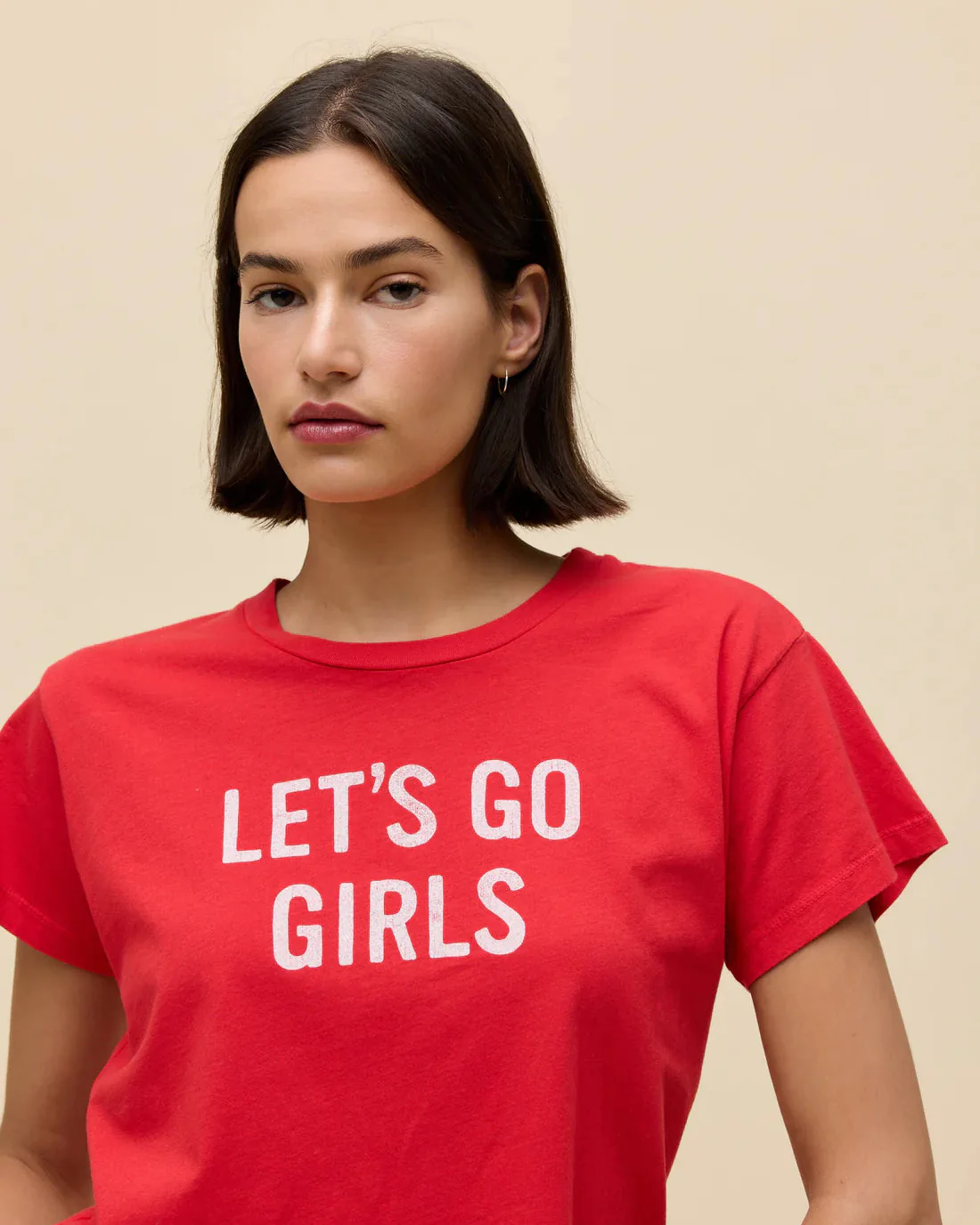 Shania Twain Let's Go Girls Solo Tee (Ruby Red) - Image 2
