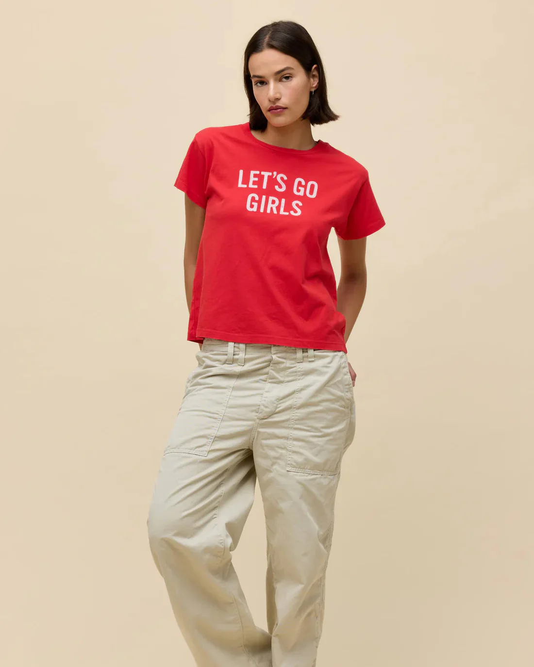 Shania Twain Let's Go Girls Solo Tee (Ruby Red) - Image 4