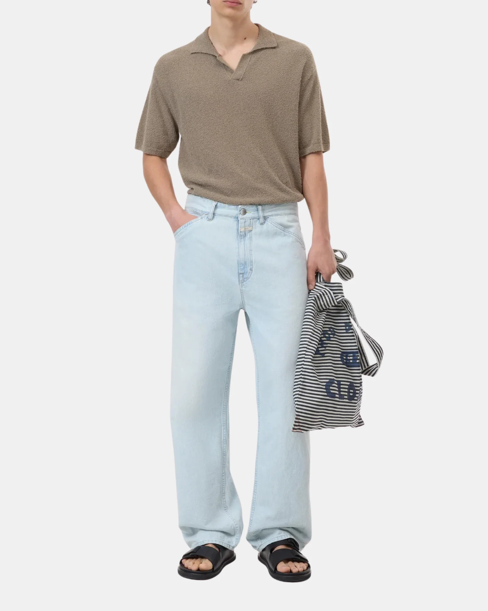 Shoreham Wide Relaxed Jeans (Light Blue)