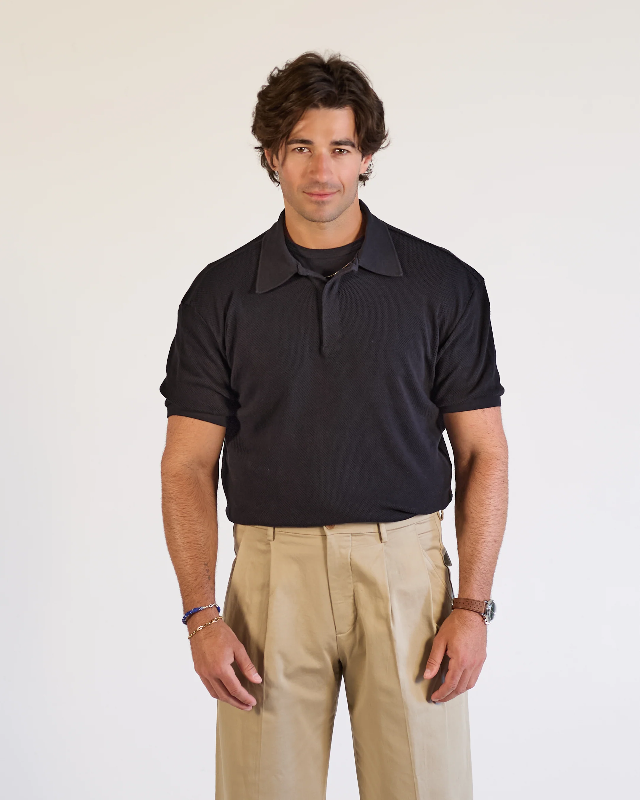 Short Sleeve Mesh Polo - Image 6