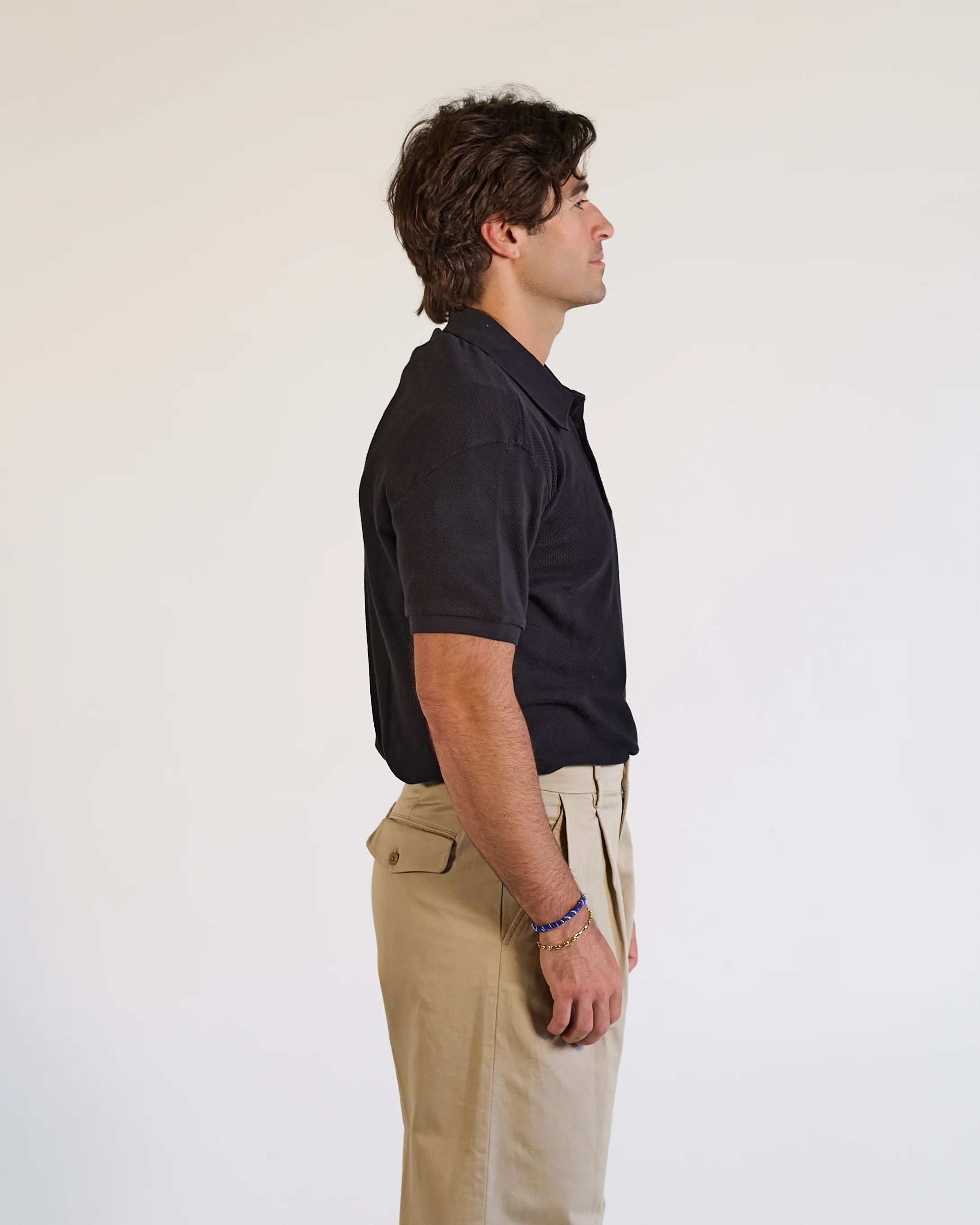 Short Sleeve Mesh Polo - Image 8
