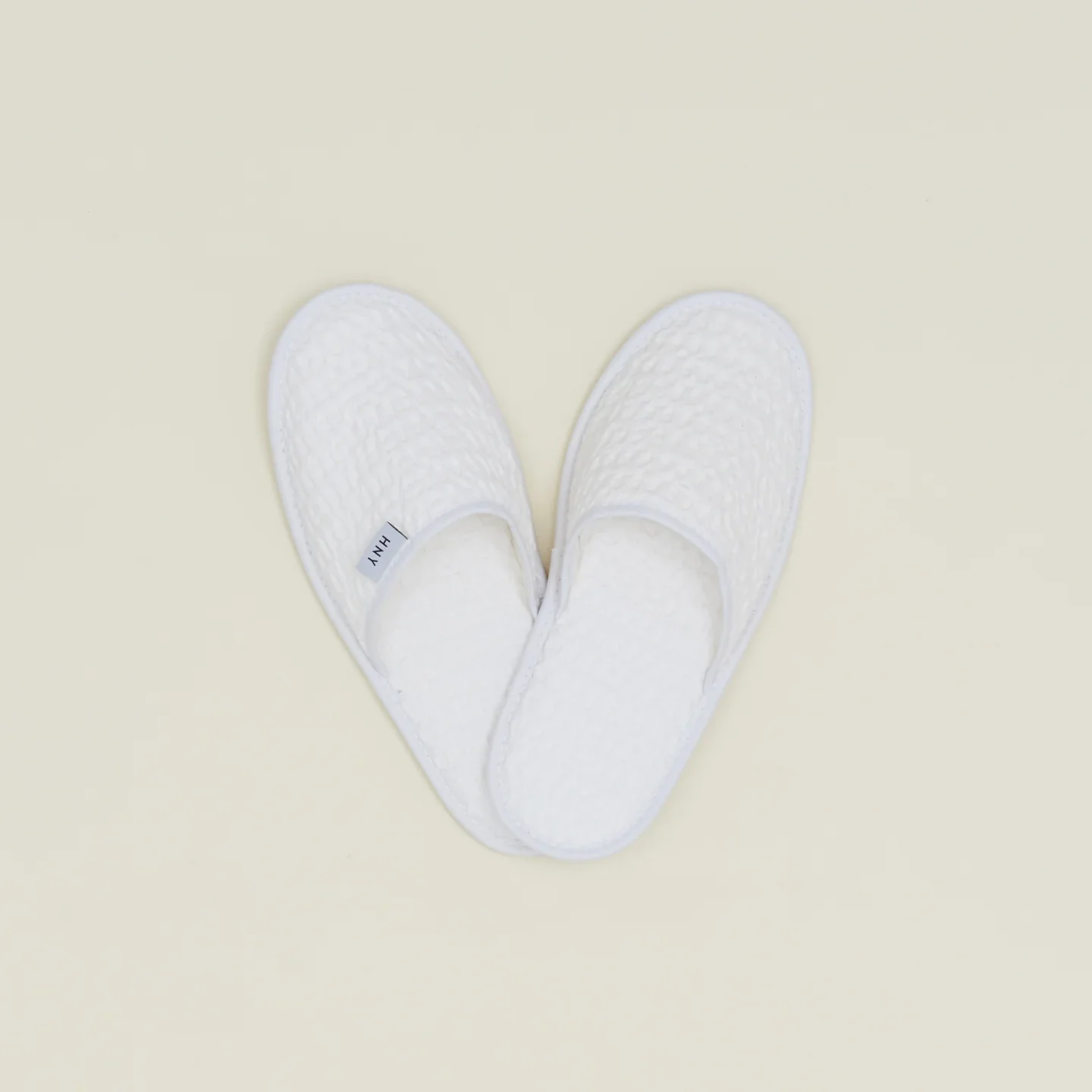 Simple Waffle Slippers (White) - Image 2