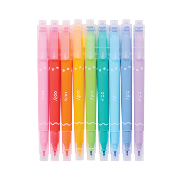 Confetti Stamp: Double-Ended Markers (Set of 9) - Image 3