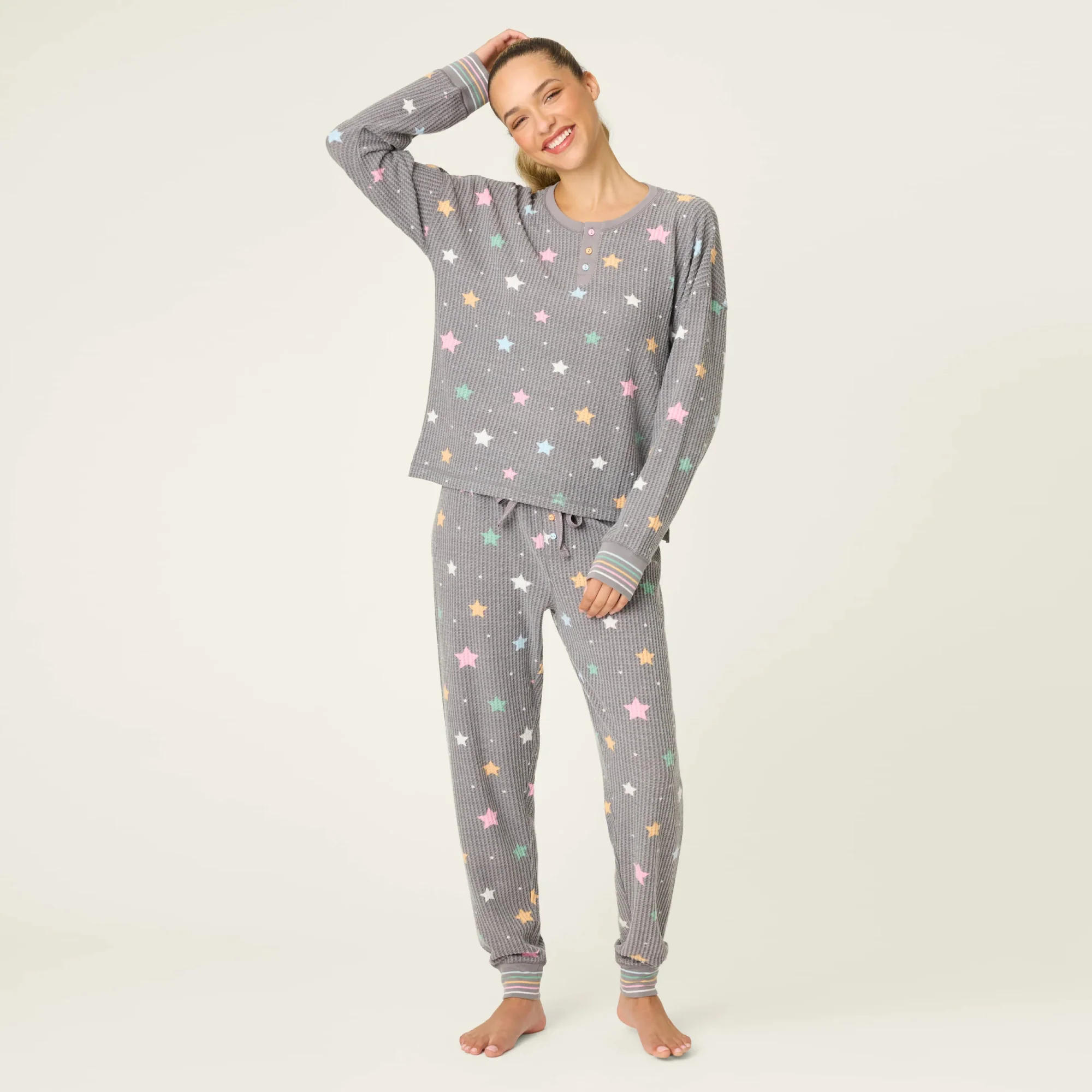 Ski Jammie Classics PJ Set (Charcoal)