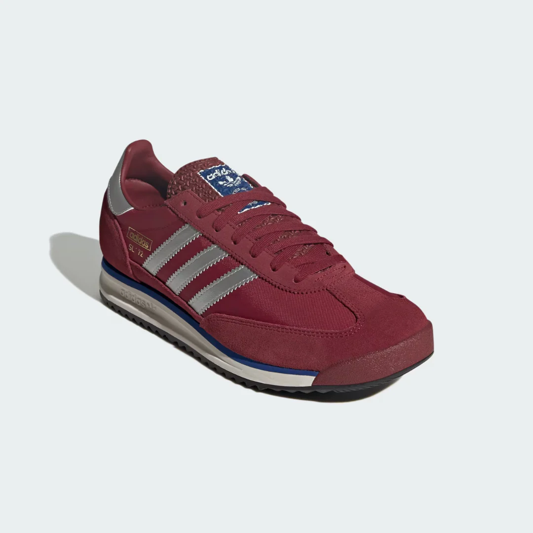 SL 72 Rs Shoes (Noble Maroon + Silver Metallic + Off White) - Image 5