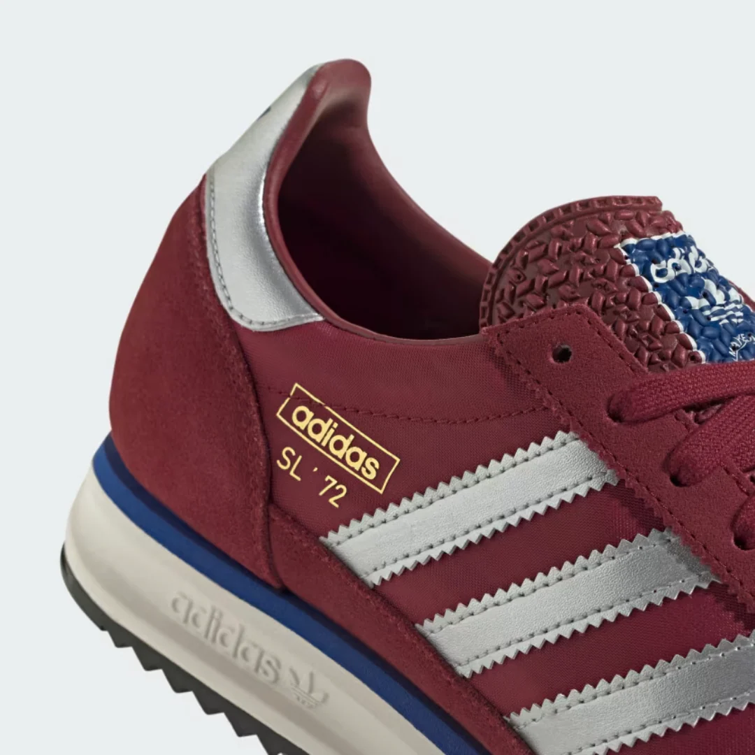 SL 72 Rs Shoes (Noble Maroon + Silver Metallic + Off White) - Image 8