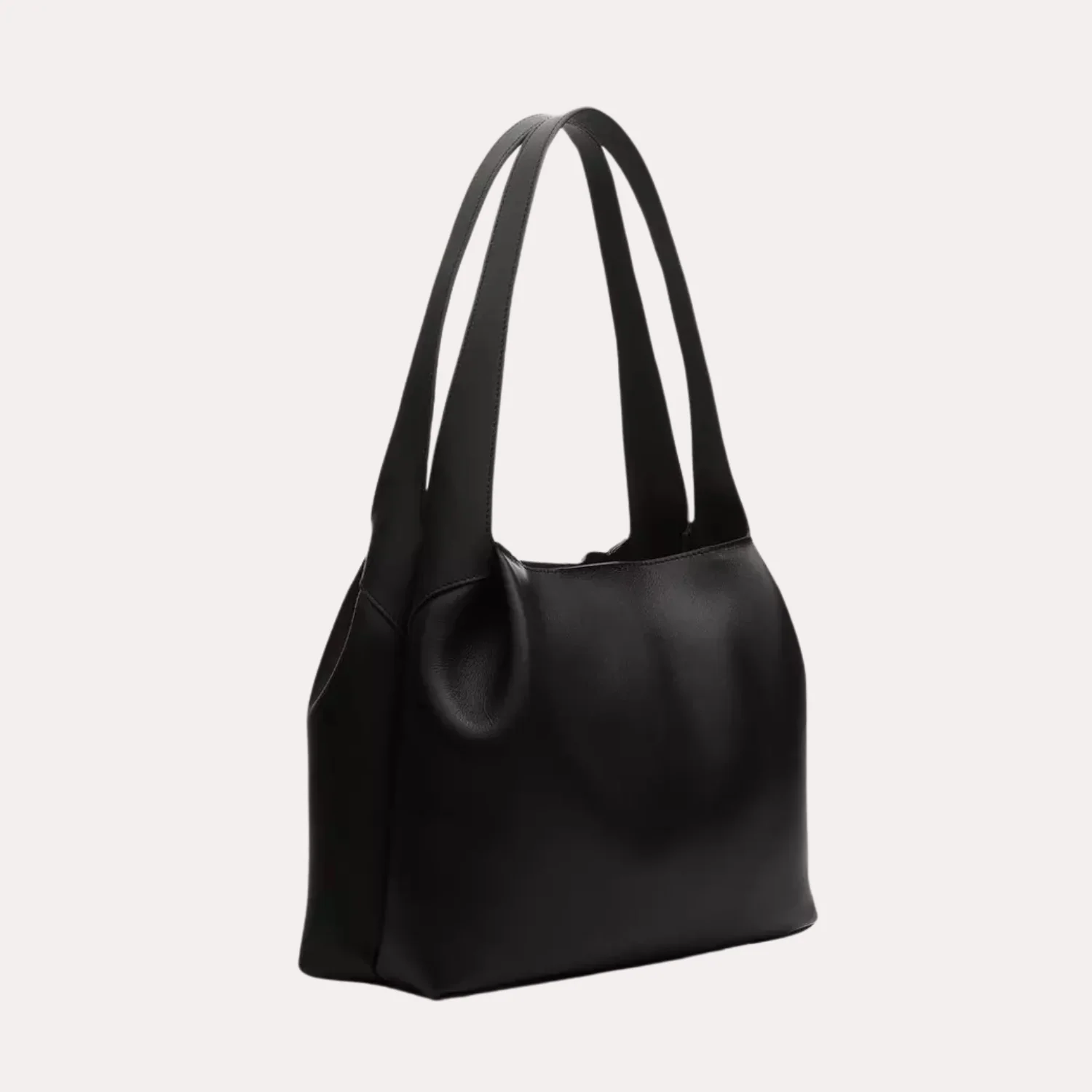 Slade Leather Tote (Black) - Image 2