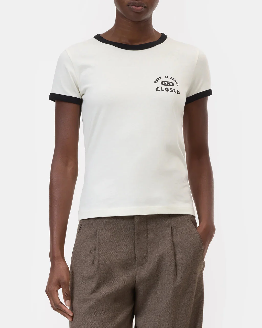 Slim T-Shirt (Ivory) - Image 2