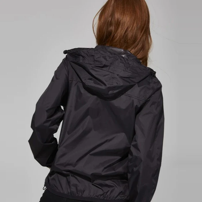 Sloane Full Zip Packable Rain Jacket (Black) - Image 2