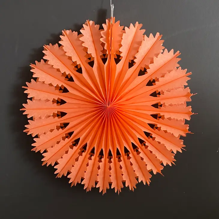 Small Paper Fan (Peach)