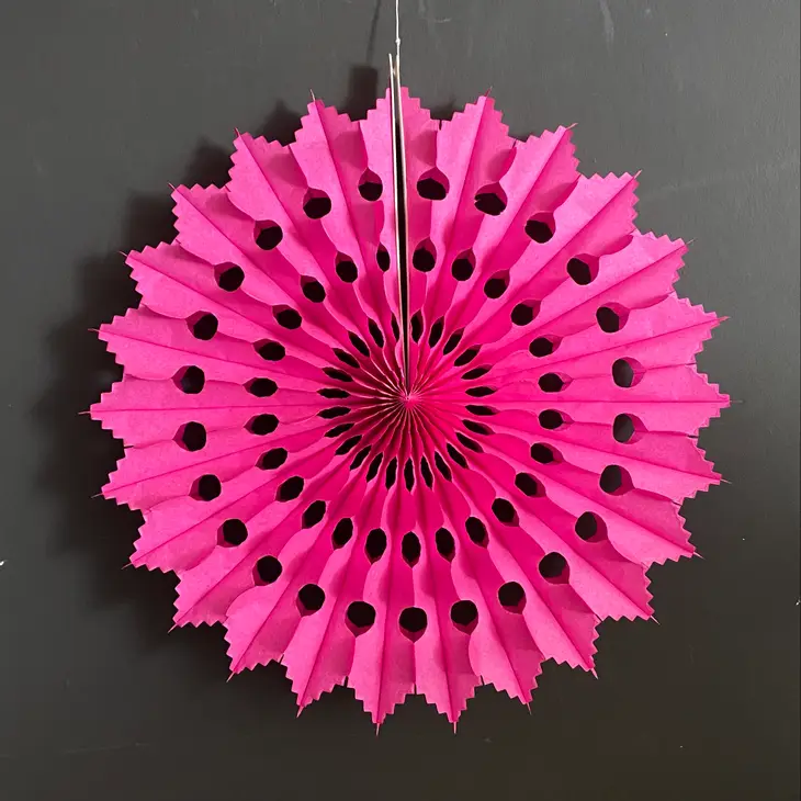 Small Paper Fan (Pink)