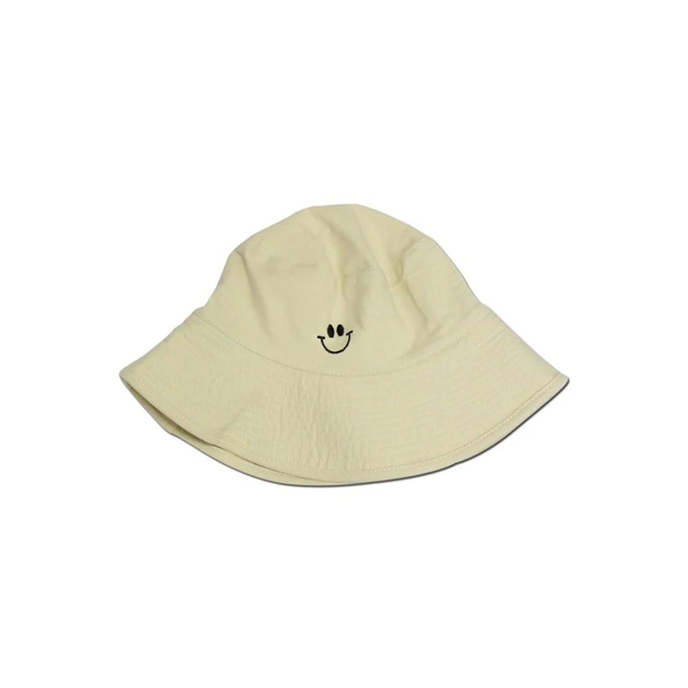 Smile Bucket Hat (Beige)