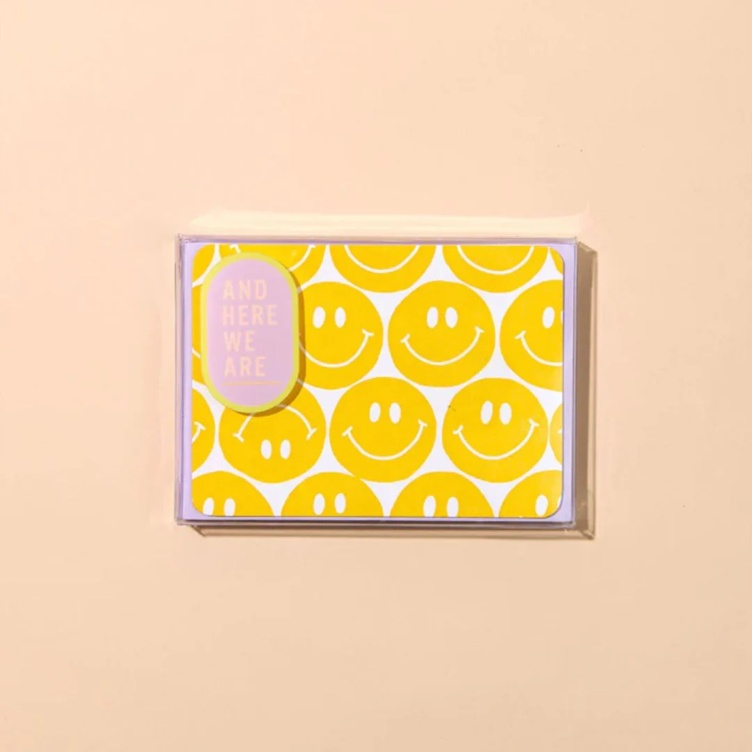 Smiley Faces Notecard Set