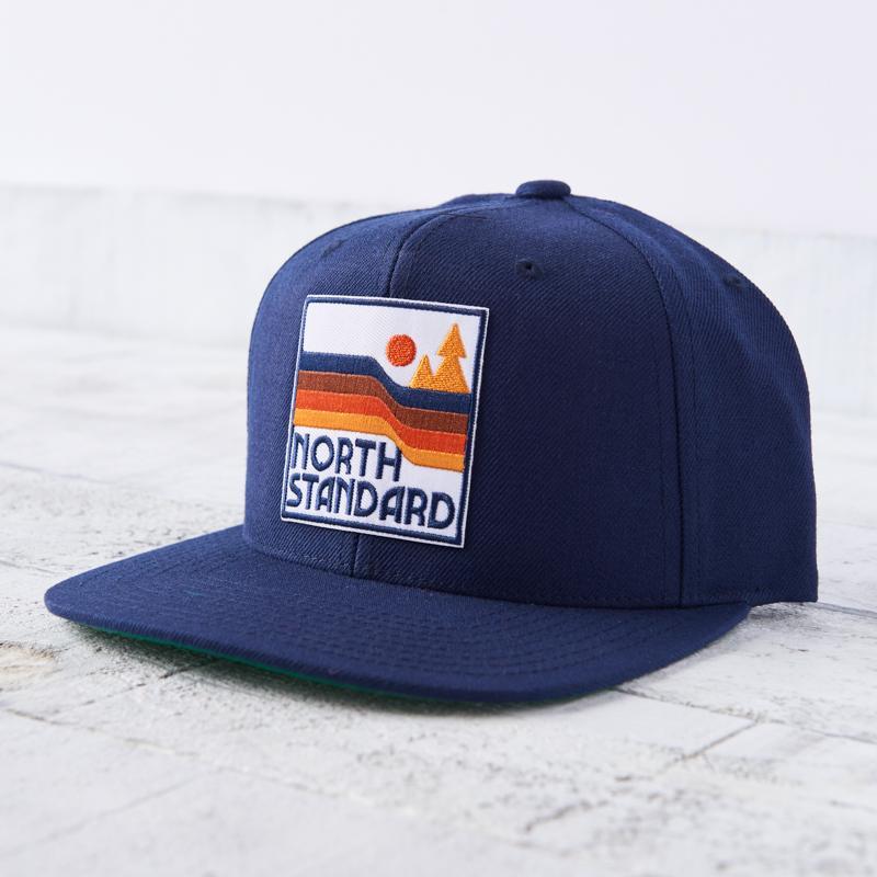 Snapback (Navy + Waves)