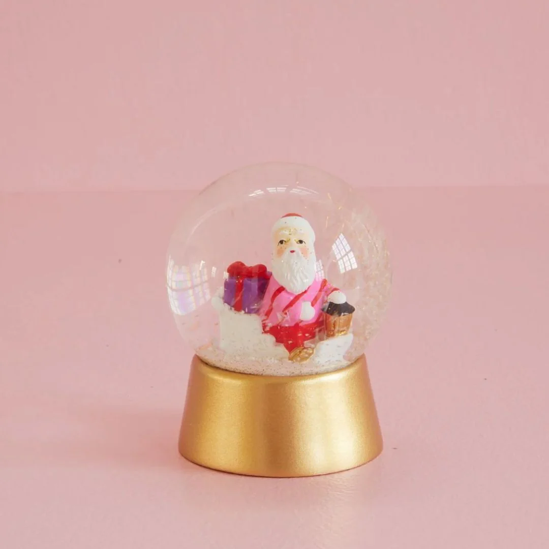 Snow Globe with Xmas Santa Figurine - Image 2