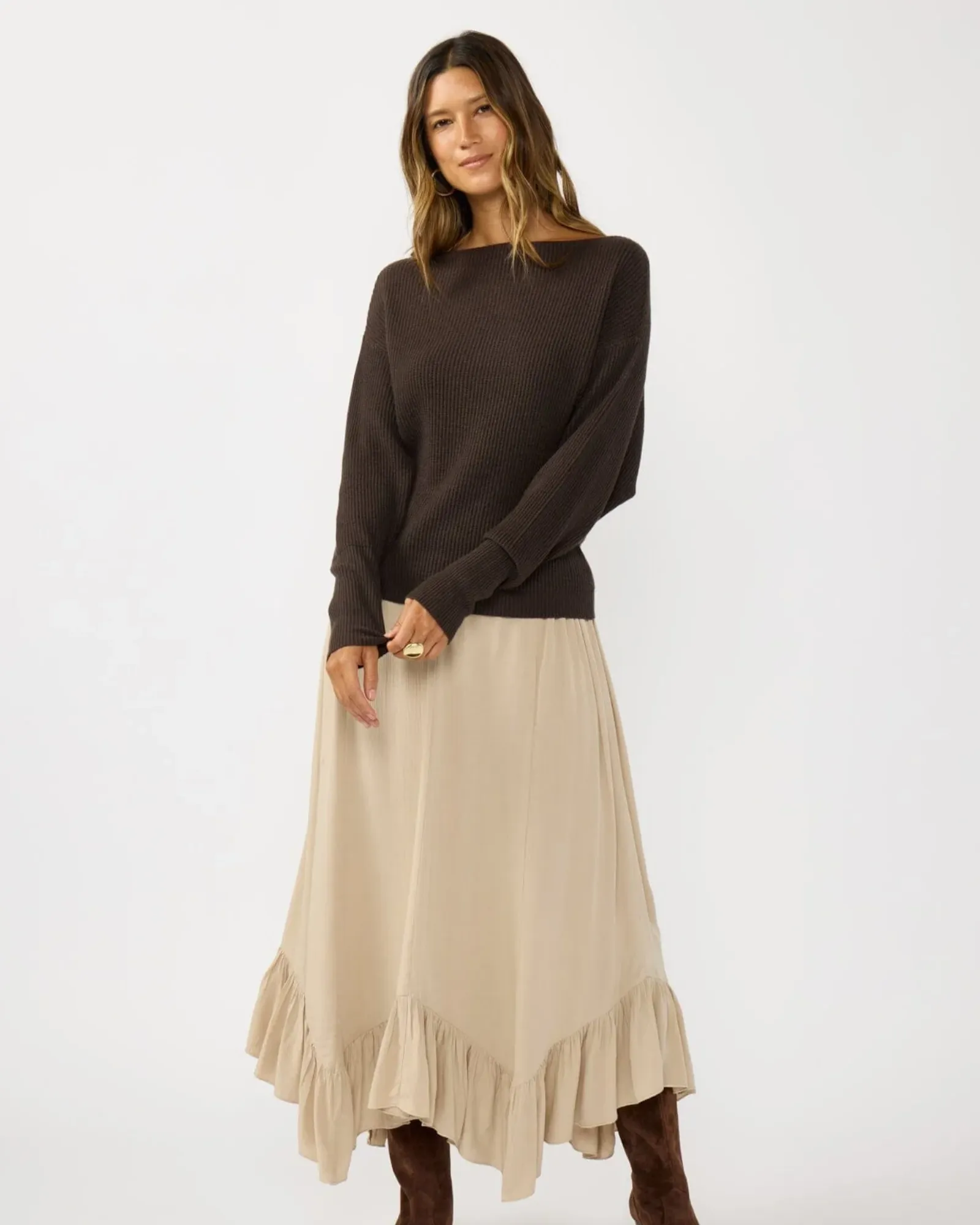 Snuggle Up Off Shoulder Sweater - Image 4