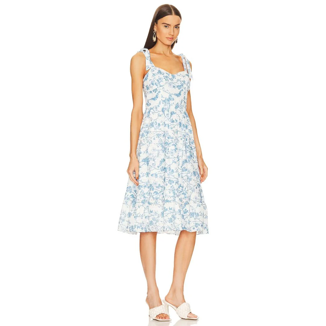 Sophia Rose Dress (Faded Blue) - Image 2