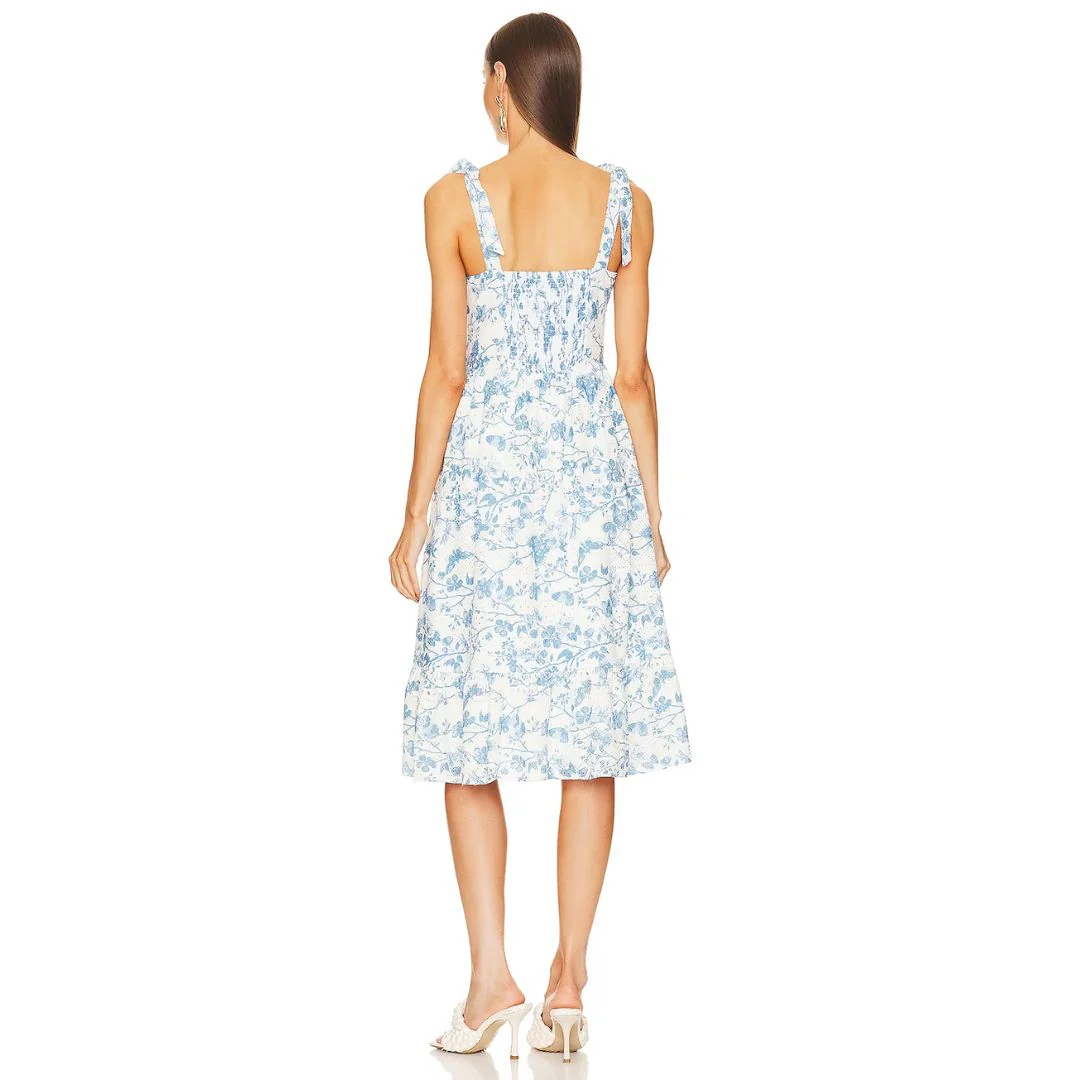 Sophia Rose Dress (Faded Blue) - Image 3