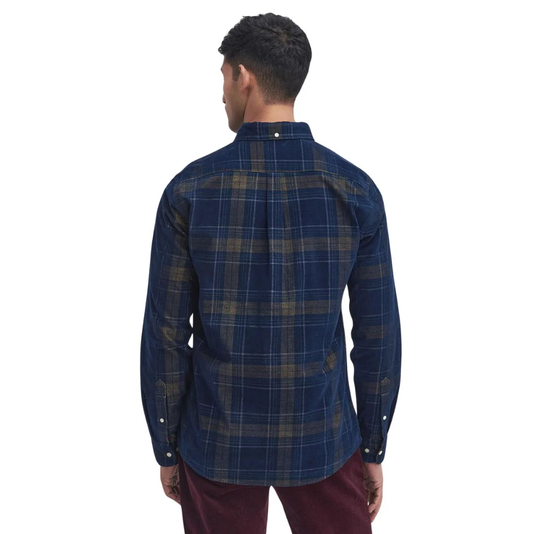 Southfield Tailored Long-Sleeved Shirt (Inky Blue) - Image 3
