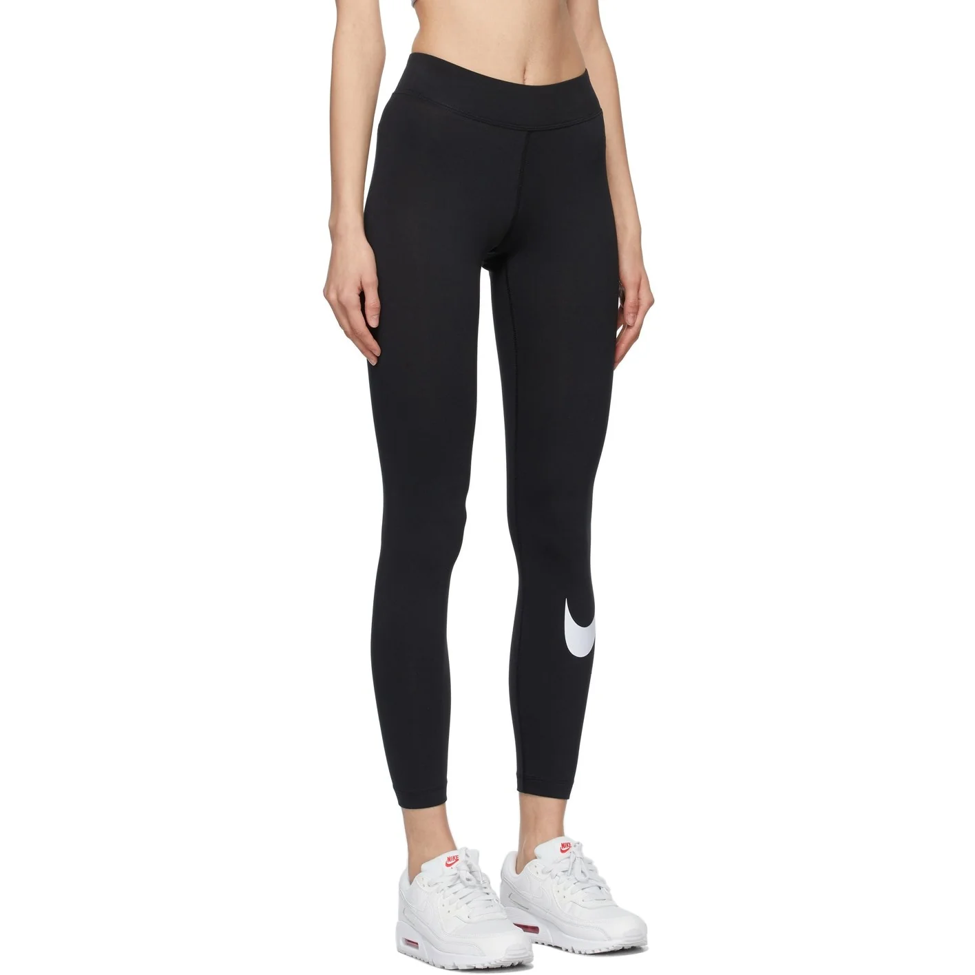 Sportswear Essential Leggings Swoosh (Black) - Image 2