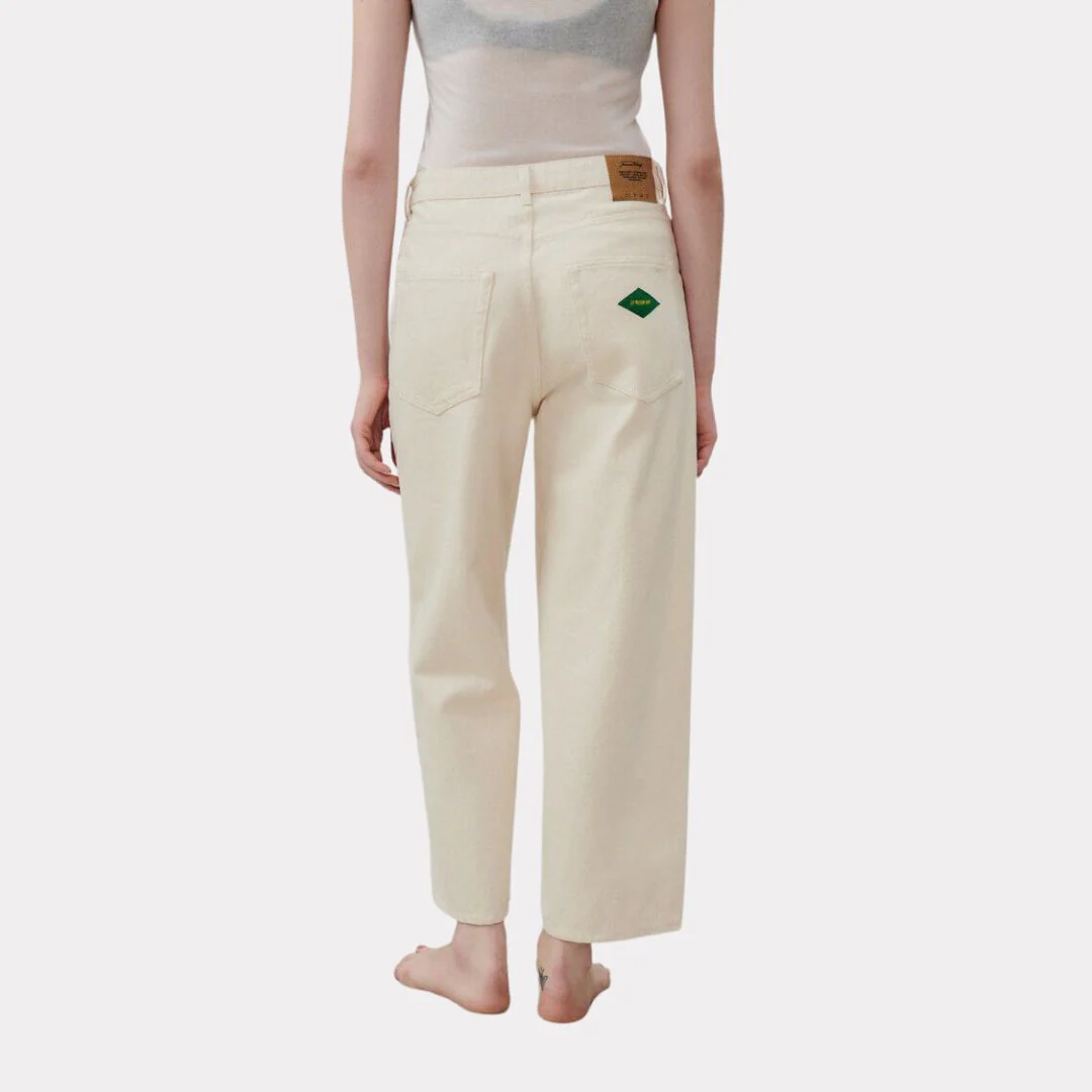 Spywood Straight Jeans (Ecru) - Image 2