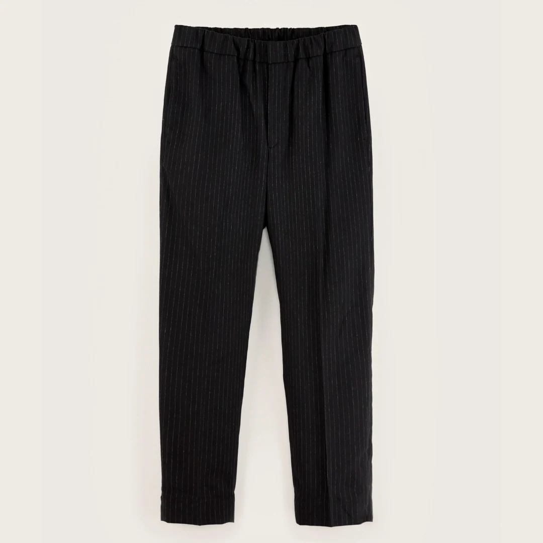 Stanford Wide Tapered Trousers (Black Beauty) - Image 4